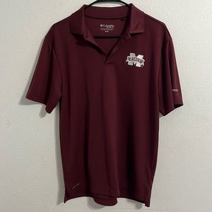 Mississippi State Columbia golf shirt polo